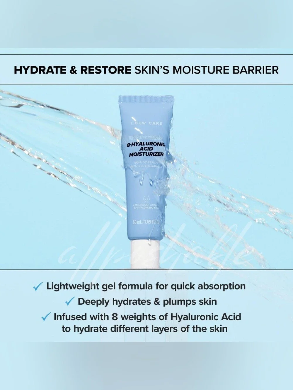❗️ONLY ONE❗️ I Dew Carw 8 Hyaluronic Acid Moisturizer